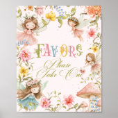 Poster Fairy Favors Enchanted Garden Bright Brithday (Devant)
