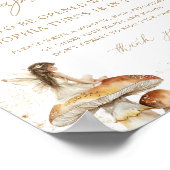 Poster Fairy First Boho Anniversaire Fête Heure Capsule (Coin)