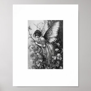 Poster Fairy Grunge Goblincore Cottagecore Fairycore Capr
