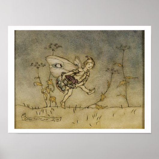 Poster Fairy, illustration de "A Midsummer Night's Drea (Devant)