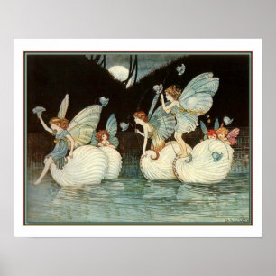 Poster "Fairy Island" ca 1916 par Ida Outhwaite