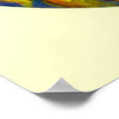 Poster FAIRY OF THE SUNFLOWERS jaune rose blanc (Coin)