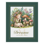 Poster Fairy Princess Magic Tea Monogramme Inspiration (Devant)