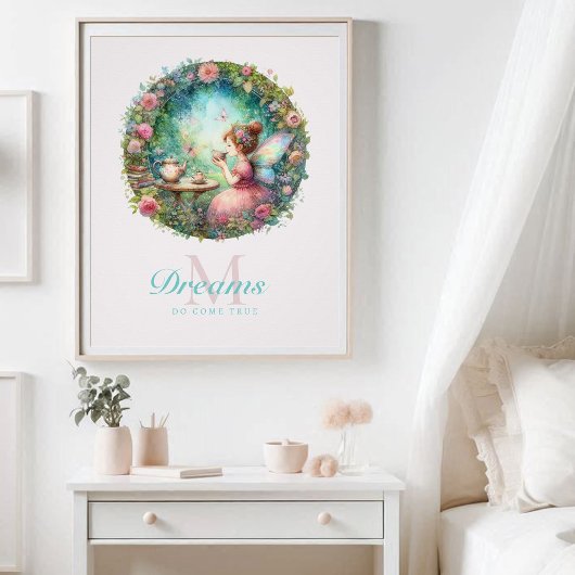 Poster Fairy Princess Rose Garden Tea Holo Inspiration