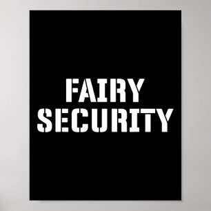 Poster Fairy Security Halloween Costume Pour Papa Maman B