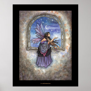 Poster Fairy Star Moon par Molly Harrison