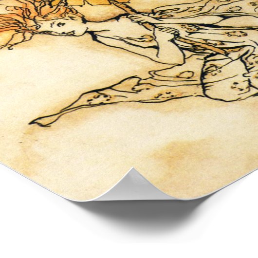 Poster Fairy with Flower (Coin)