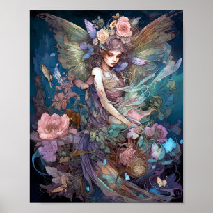 Poster Fairy Woman Imaginaire Art
