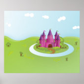 Poster FairyTail Castle Pixelated Edition (Devant)