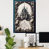 Poster Fairytale Floral Castle (Bureau à domicile)