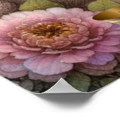 Poster Fairytale Mariage Floral Mouse Romance Nom personn (Coin)