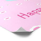 Poster Fairytale Princess à Pink Birthaday (Coin)