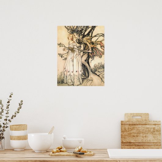 Poster Fairytale Princess et Tree Elf (Cuisine)