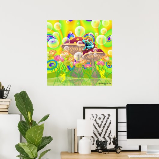 Poster Fairytale Print (Bureau à domicile)