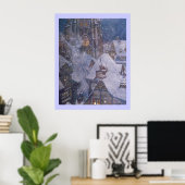 Poster Fairytale Snow Queen par Edmund Dulac Imprimer (Bureau à domicile)