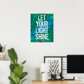 POSTER FAIS BRILLER TA LUMIÈRE (Bureau à domicile)
