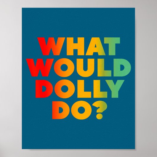 Poster Fais ce que ferait Dolly (Devant)