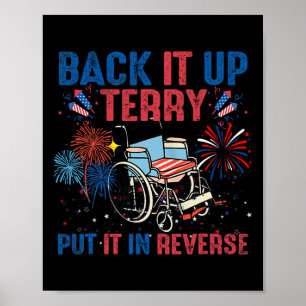 Poster Fais-le en arrière Terry Mets-le en marche arrière