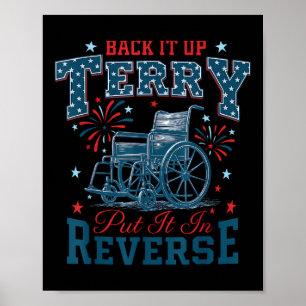 Poster Fais-le en arrière Terry Mets-le en marche arrière