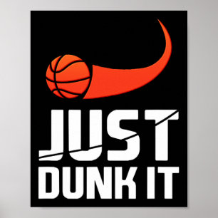Poster Fais-Le ! Joueur Bysketbyll Slam Dunk Cadeau