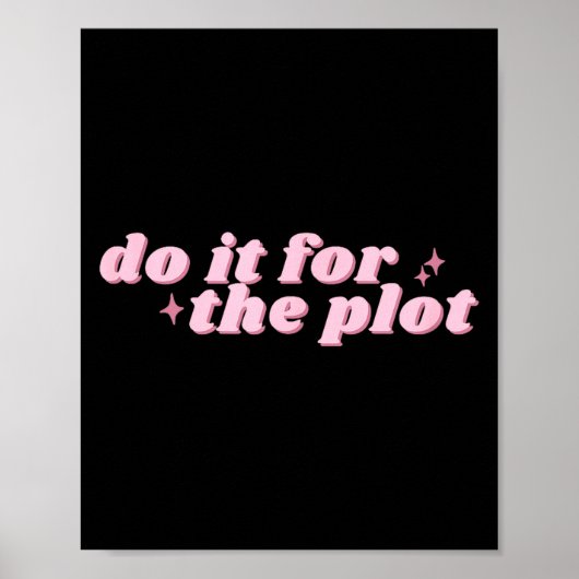 Poster Fais-le Plot Lecteur Livresque (Devant)