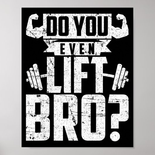 Poster Fais Même Lev Bro Gym (Devant)