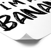 Poster Fais semblant que je suis une banane (Coin)
