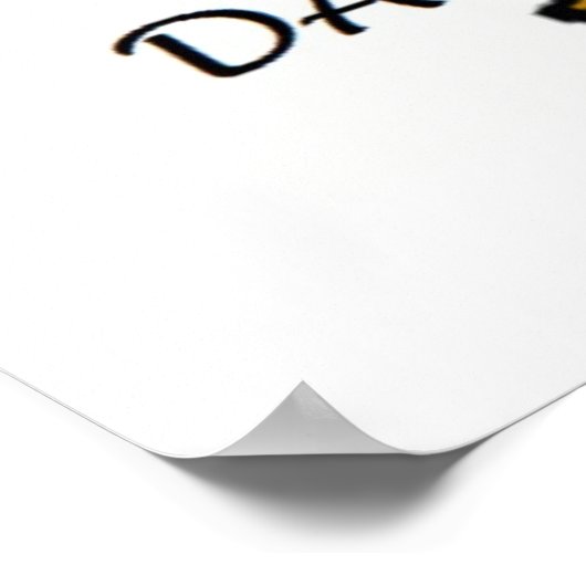 POSTER "FAIS UNE JOURNÉE AGRÉABLE" PUPPY CHIEN (Coin)