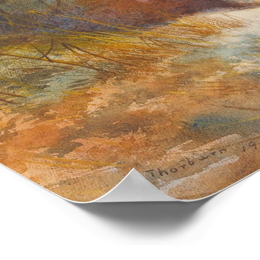 Poster faisans par Archibald Thorburn (Coin)