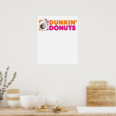 Poster Faisant des Donuts - Drôle de course et passionné (Cuisine)