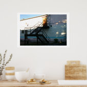 Poster Faisceau de soleil sur la cage d'escalier (Cuisine)