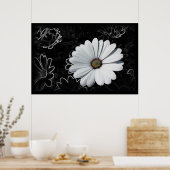 Poster Faisceaux et nuances de gris (Cuisine)