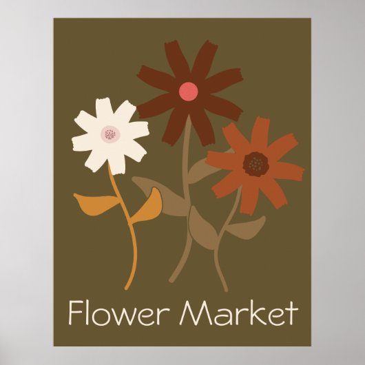 Poster Faisée de couleur neutre (Devant)