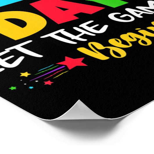 Poster Faisons ce jour de terrain Ce que l'enseignant Sch (Coin)