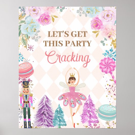 Poster Faisons cette fête en craquant Nutcracker annivers (Devant)