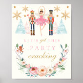 Poster Faisons cette fête en craquant Nutcracker annivers (Devant)