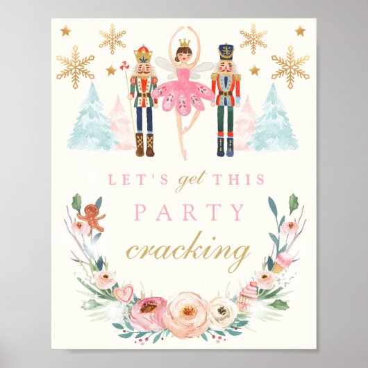 Poster Faisons cette fête en craquant Nutcracker annivers (Devant)