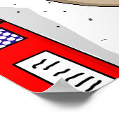 Poster Faisons cuire Pop Art Tattoo Lady Baking (Coin)