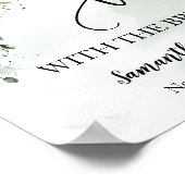 Poster Faisons du thé avec la mariée douche de mariée euc (Coin)