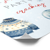 Poster Faisons en sorte que cette fête crie l'hiver premi (Coin)