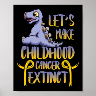 Poster Faisons en sorte que le cancer de l'enfance dispar