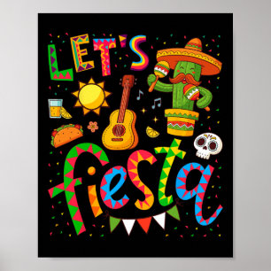 Poster Faisons la chemise Cinco De Mayo pour femmes Homme