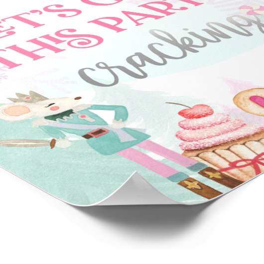 Poster Faisons la fête Cracking Nutcracker Ballerina Girl (Coin)