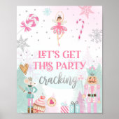 Poster Faisons la fête Cracking Nutcracker Ballerina Girl (Devant)