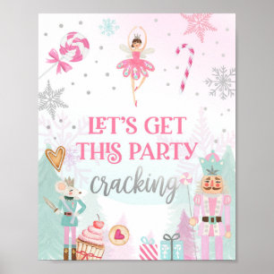 Poster Faisons la fête Cracking Nutcracker Ballerina Girl