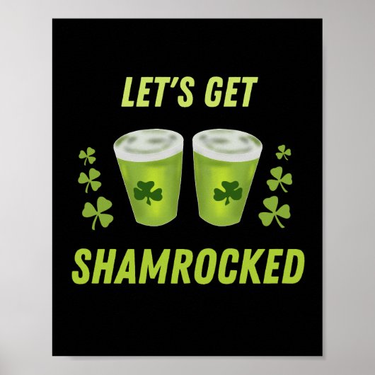 Poster Faisons-nous fêter la Saint-Patrick (Devant)