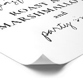 Poster Faisons-nous griller S'more Marshmallow (Coin)