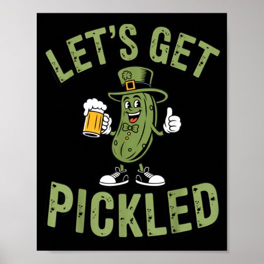 Poster Faisons nous Pickle la Fête de la Saint-Patrick de (Devant)
