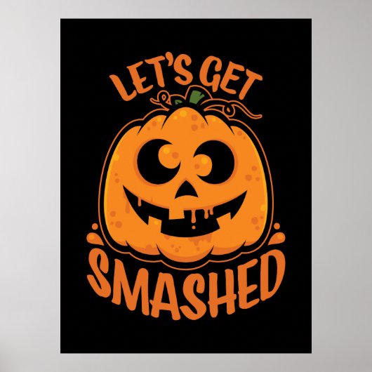 Poster Faisons tomber Tipsy Halloween Jack-O’-Lantern (Devant)