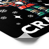 Poster Faisons un crackin' Nutcracker Funny Noël (Coin)